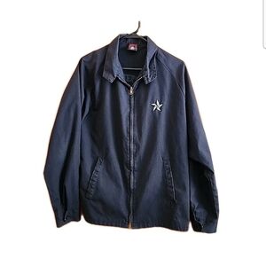 Vintage Lucky 13 Supernaturally Zip-Up Jacket Men's L Black Made in USA 80s 90s